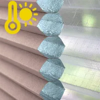 Tkanina Plaster Miodu Termo WB 223 Pudrowy Róż + Firana