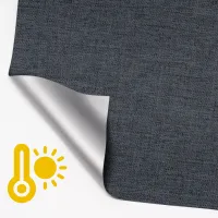 Tkanina Blackout 0018 Ciemny szary melanż